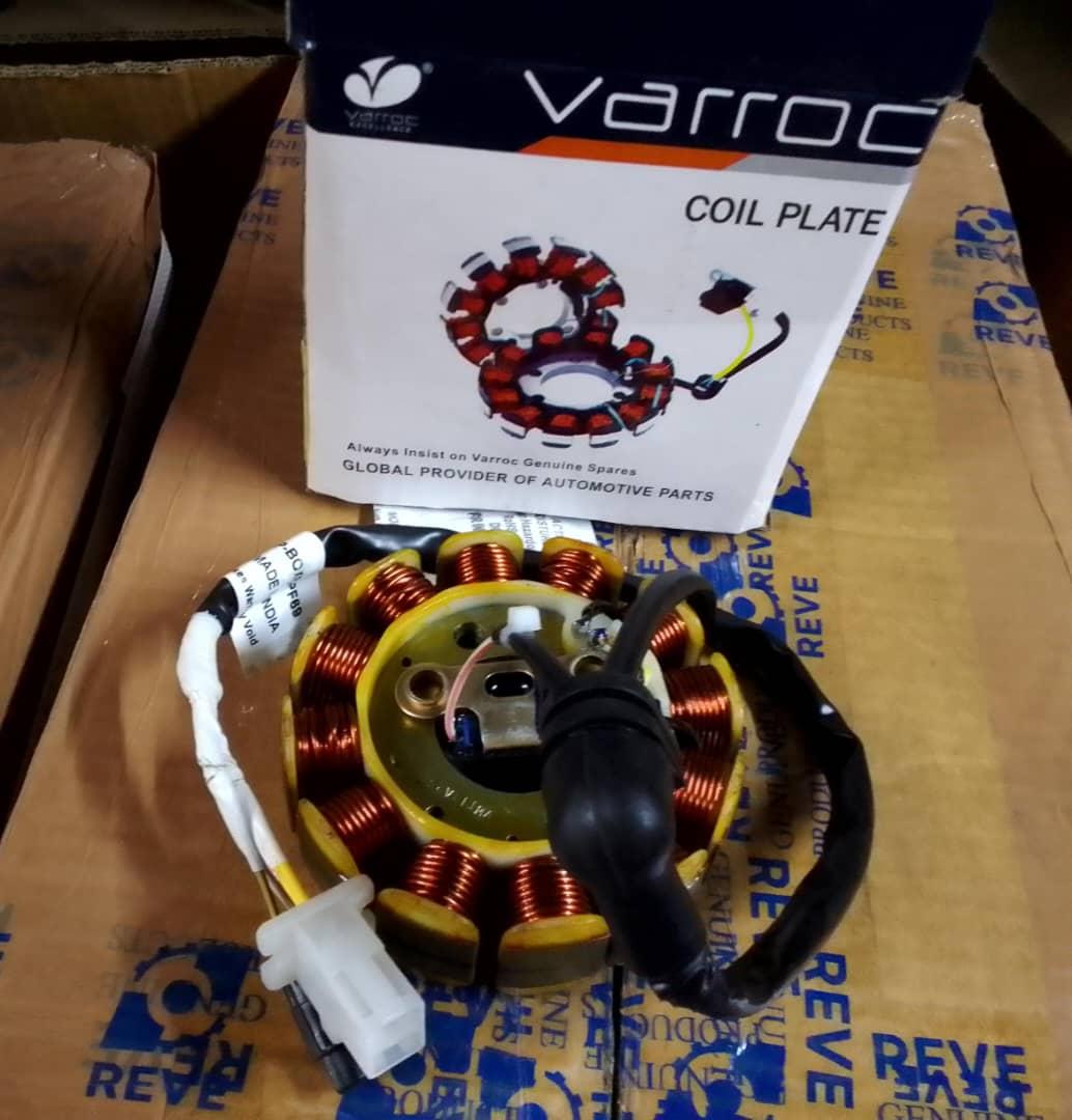 Varroc=Starter Assy/Coil Plate=BM100KS